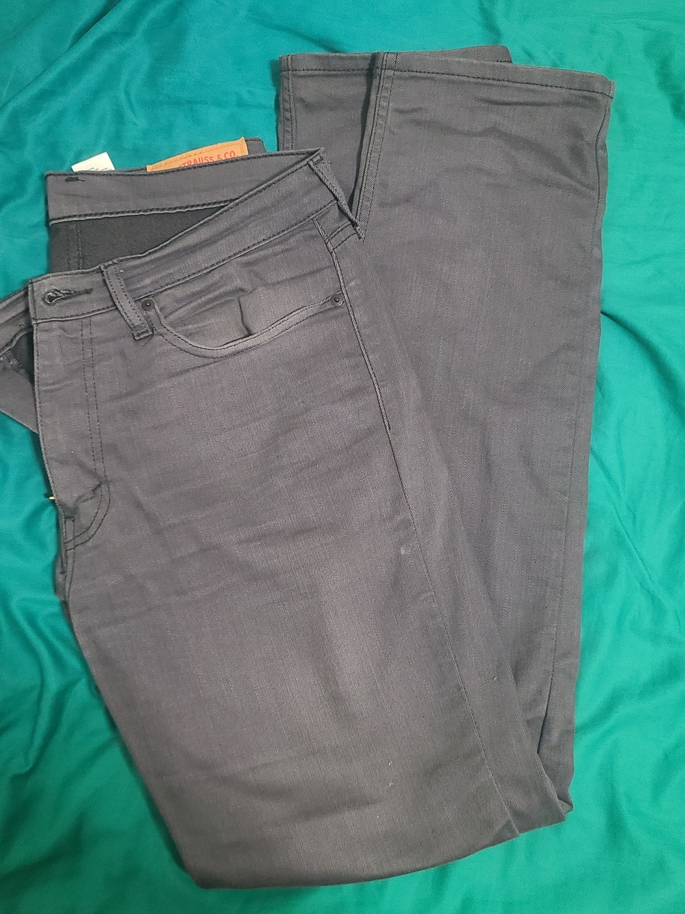 Levi's Olive Green Slim Fit Jeans